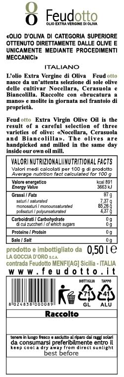 OLIO BLEND FEUDOTTO ETICHETTA